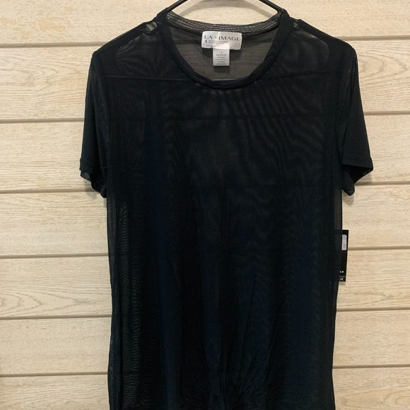 LA + Image Mesh Blouse - Picture 2 of 3